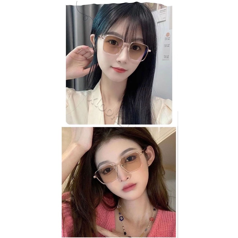 แว่นตาสายตายาว เลนส์ออโตเมติก ออกแดดเปลี่ยนสี UV400 แว่นกรองแสง ผญ เลนส์ออโต้ + กรองแสงสีฟ้า แฟชั่น ออฟตัส วผู้หญิง