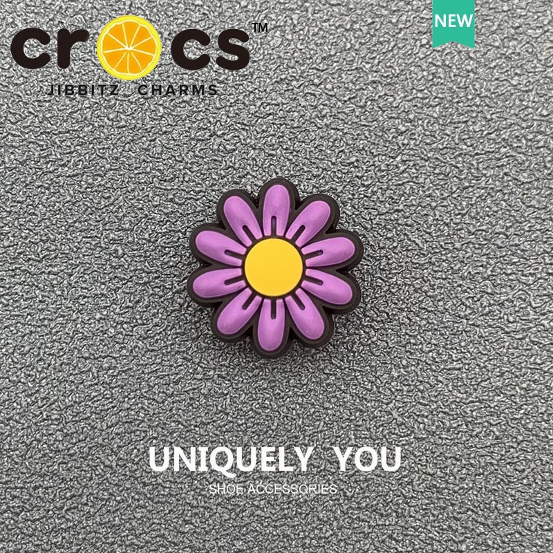 Crocs jibbitz charms บักเกิลติดรองเท้า รูปดอกเดซี่ เครื่องประดับแฟชั่น