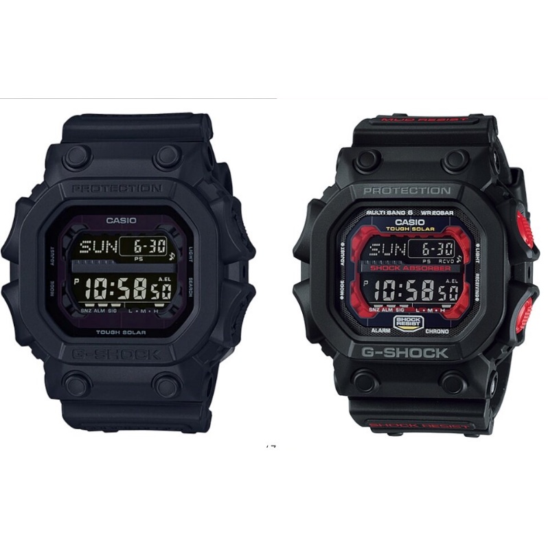 นาฬิกาCasio G-Shock นาฬิกาข้อมือผู้ชาย สายเรซิ่น รุ่น Limited Edition GX-56 สีดำ/ GWX-56-1 สีดำแดง