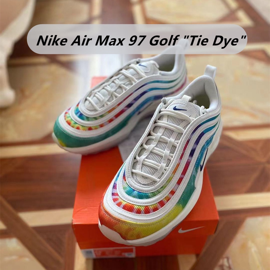 Nike Air Max 97 รองเท้าผ้าใบลําลอง ระบายอากาศ 92 สี สําหรับผู้ชาย ผู้หญิง เหมาะกับการเล่นกอล์ฟ