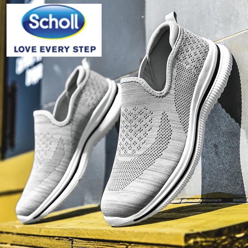 Scholl รองเท้ากีฬา รองเท้าผ้าใบ สลิปออน ส้นแบน สไตล์เกาหลี สําหรับผู้ชาย ไซซ์ 45 46 47 48 ราคา ถูกที่สุด ดีลบีเคเค แกลเลอรีภาพที่ 3
