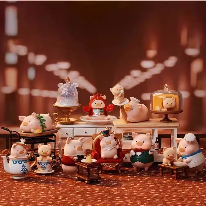 Toyzeroplus LULU THE PIGCHELIN RESTAURANT Blind Box ร้านอาหารระดับ 5 ดาว กล่องตาบอด สไตล์ที่เลือกได้ น่ารักตุ๊กตา ของเล่น
