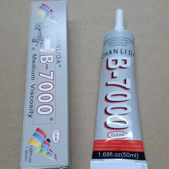 LCD GLUE TOUCHSCREEN GLUE ZHANLIDA B7000 50ML CLEAR