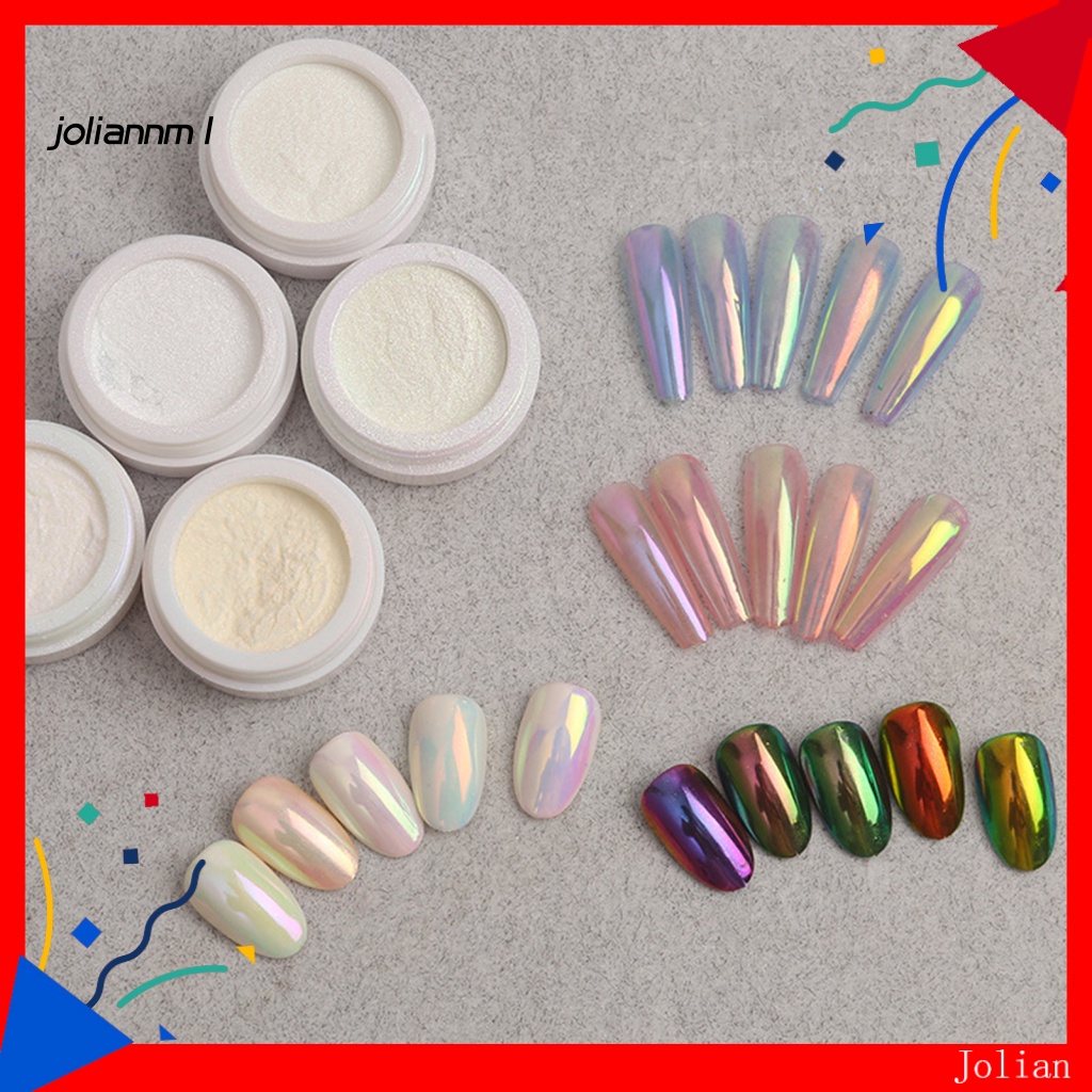 [JM] ผงออโรร่า 03 กรัม หลากสี สําหรับตกแต่งเล็บ DIY