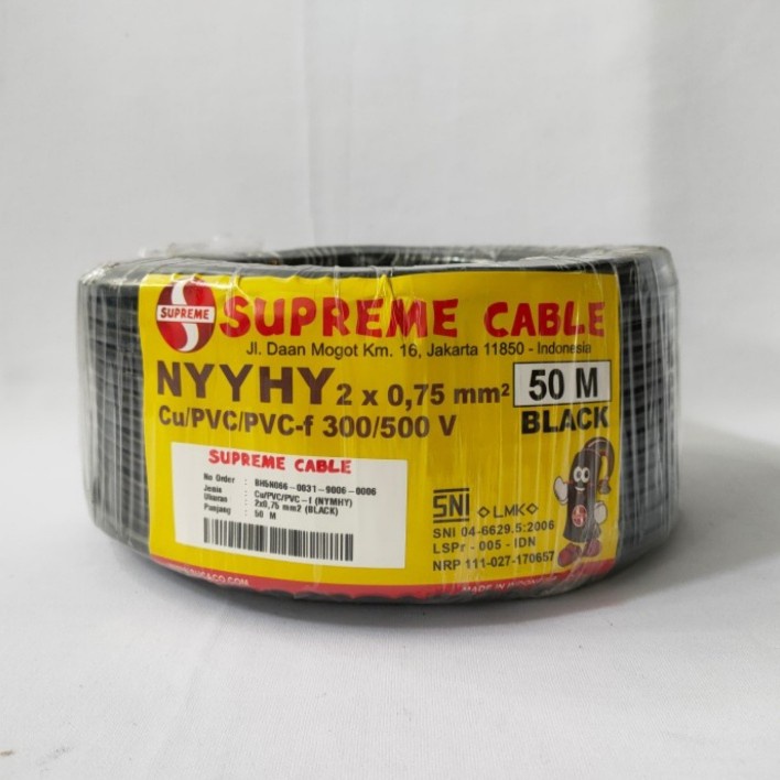 NYYHY / NYMHY CABLE 2X0.75MM 2X0.75 2X0.75 MM SUPREME METERAN RETAIL CUT