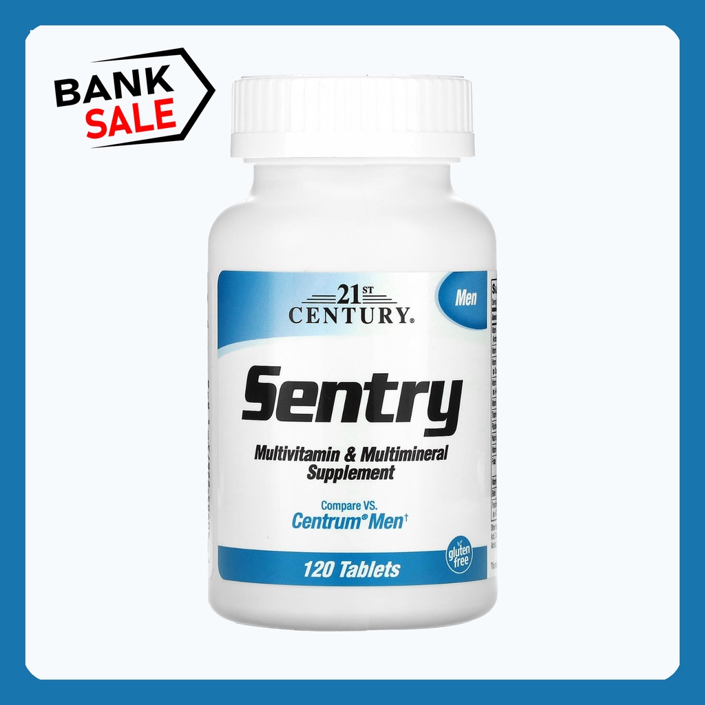 21st Century Sentry Men Multivitamin & Multimineral Supplement, 120 Tablets