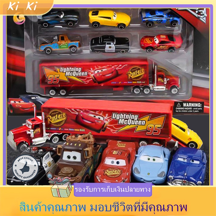 COD 6PCS Metal Mcqueen Avenger รถของเล่น รถเหล็ก รถการ์ตูน