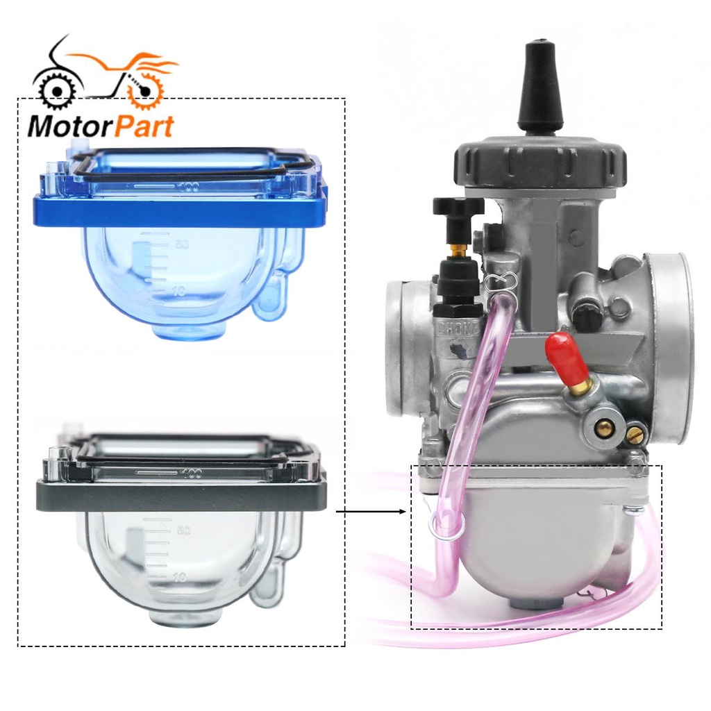 MOTOPARTS SHOP PWK33-42 PJ34 Carburetor Float Bowl Motorcycle Float Chamber