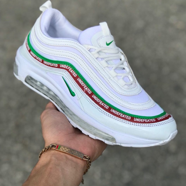NIKE AIR MAX 97 UNDEFEATED White Red สบาย ๆ สบาย ๆ