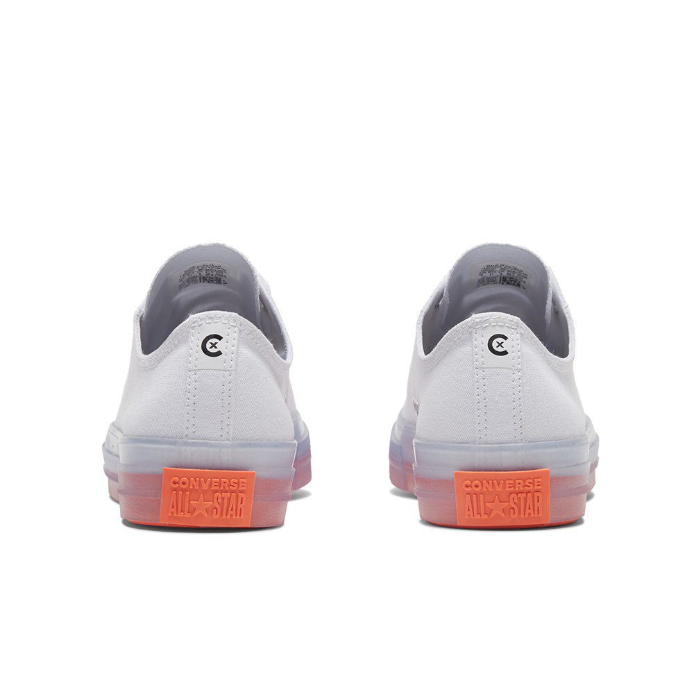 ANV9 CONVERSE CTAS CX OX Jelly Bottom รองเท้าลำลองสำหรับบุรุษและสตรี Low-Cut 168569C สีขาว แฟชั่น