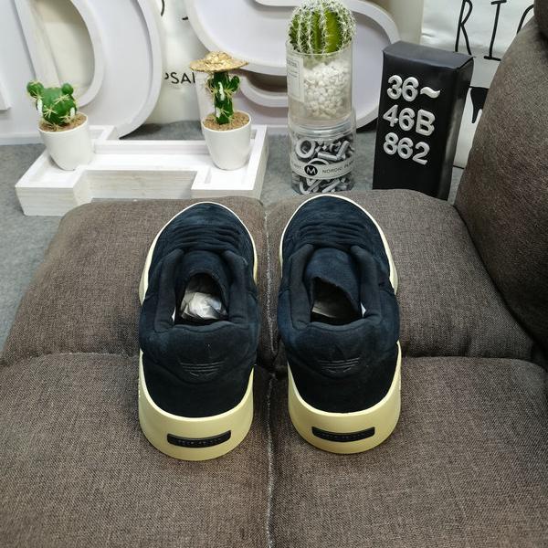 Fear Of God x Adidas Athletics Forum 86 Low "FOG/Black" Platform Shoes ผ้าใบลำลองสำหรับผู้ชายและผู้