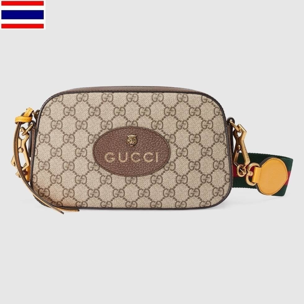 Gucci กระเป๋าสะพายข้าง Neo Vintage GG Supreme ผ้าแคนวาส/กระเป๋าสะพายข้ 8OA3