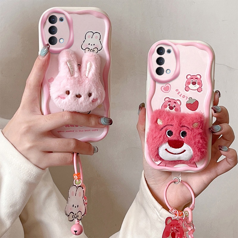 เคส oppo reno 4 เคสโทรศัพท์มือถือ ผ้ากํามะหยี่ขนนิ่ม ลาย bts น่ารัก สําหรับ oppo reno 4 reno 5