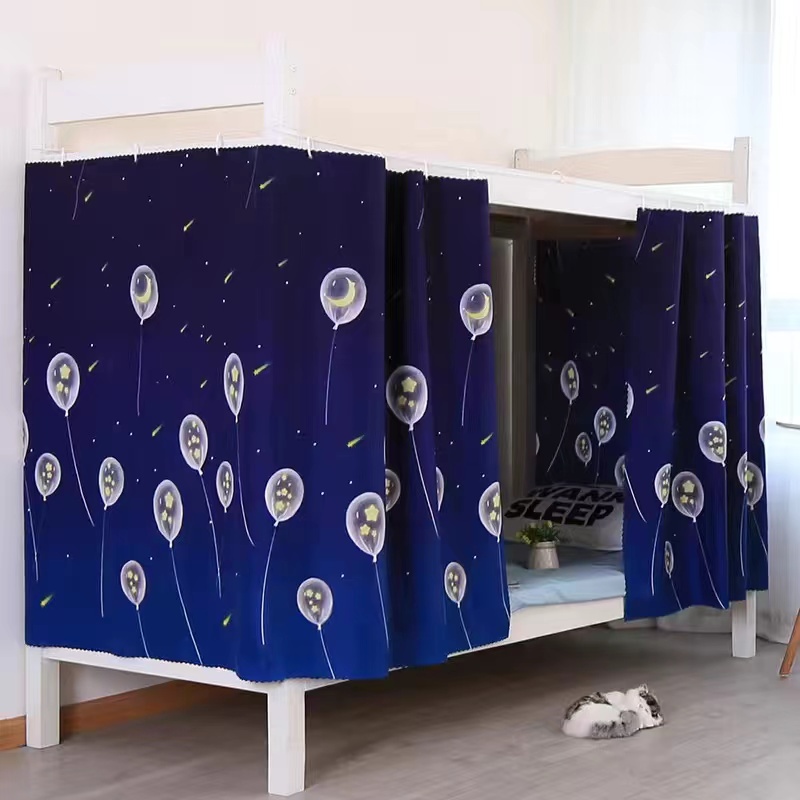 แนะนำ ผ้าม่าน ผ้าม่านเตียงในหอพัก ผ้าม่านเตียงสองชั้น ผ้าม่านแบ่งเตียงสำหรับนักเรียนชายและหญิง ผ้าม่านเตียงสองชั้นในหอพัก ปิดกั้นแสงพร้อมขายึด ราคาพิเศษ มีเก็บเงินปลายทาง