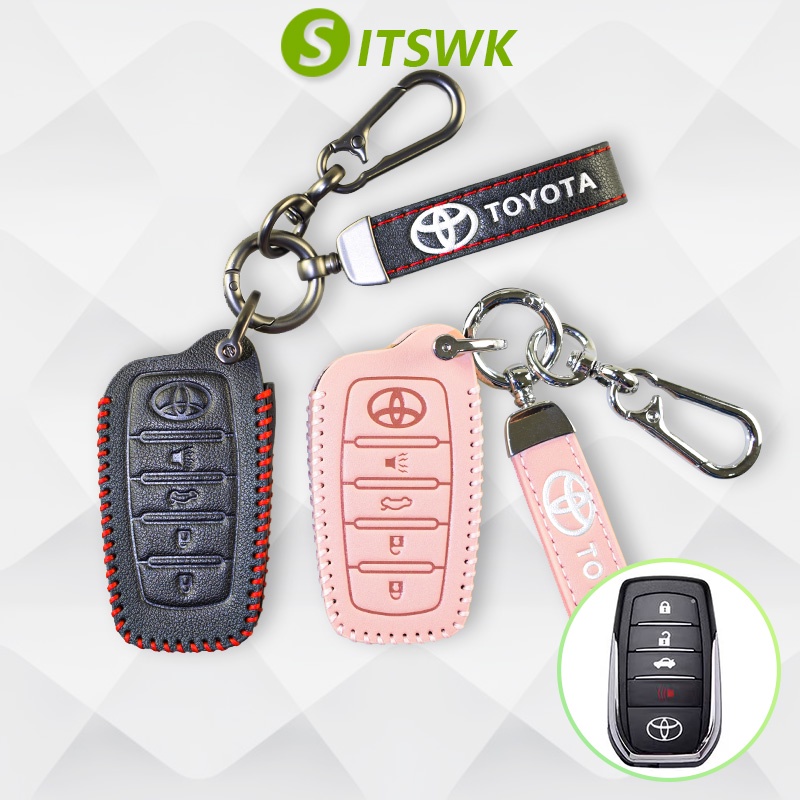 กระเป๋าใส่กุญแจรถ หนัง เคสกุญแจ สำหรับ Toyota Fortuner Hilux Revo Alphard Innova