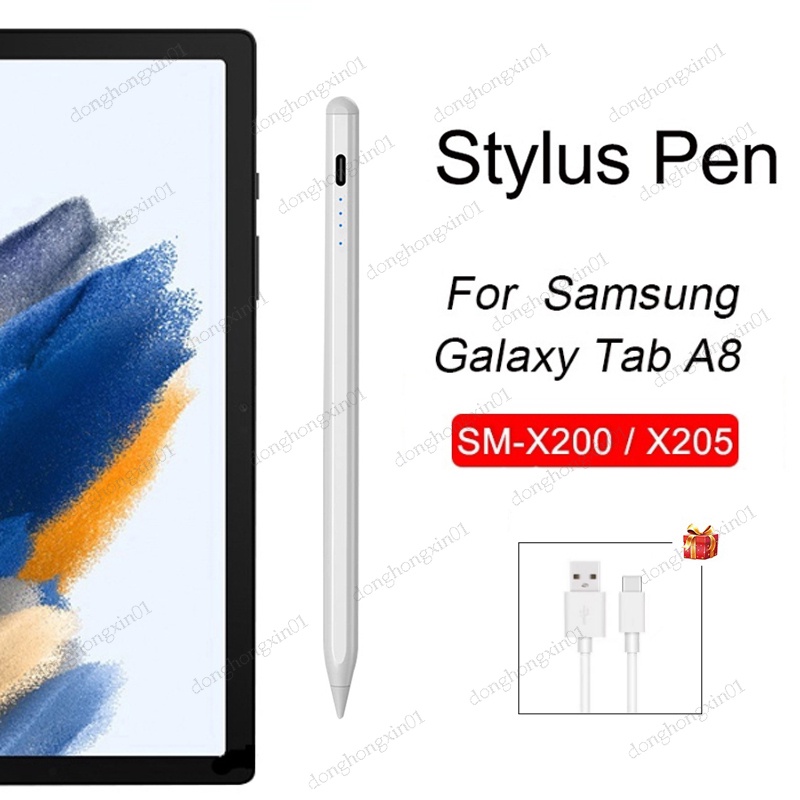 ปากกาสไตลัสแท็บเล็ต โทรศัพท์ สําหรับ Samsung Tab A8 X200 X205 และ Samsung Tab A7 Lite