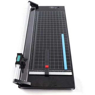 แท่นตัดกระดาษโรตารี่อย่างดี เครื่องตัดกระดาษ 24Inch(61cm) Manual Precision Rotary Paper Trimmer Sharp Photo Cutter