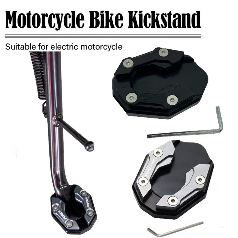 ตีนเป็ด ADV150 ADV160 FORZA300-350 PCX150 PCX160 SEMSPEED งาน CNC แผ่นรองขาตั้งเดียว ADV FORZA PCX(เ