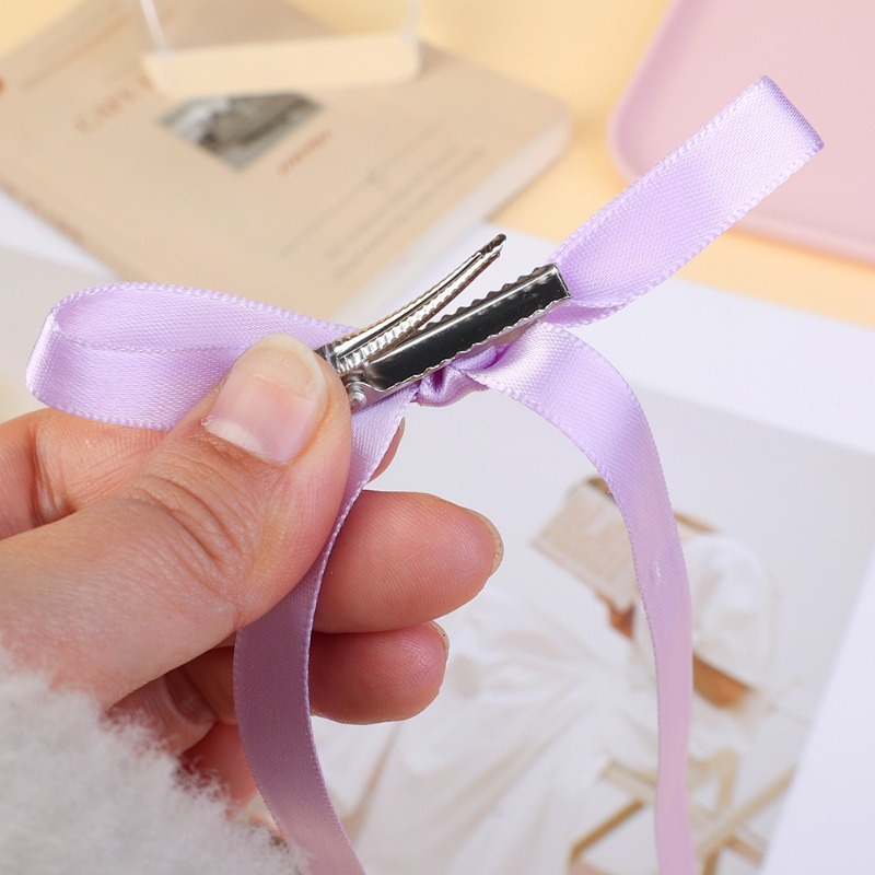 กิ๊บติดผมริบบิ้นโบว์ด้านข้าง ยาว เข้ากับทุกการแต่งกาย สไตล์เกาหลี เครื่องประดับ สําหรับผู้หญิง 2 ชิ้น - รูปที่ 2