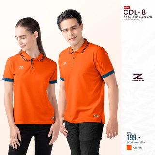 เสื้อโปโลผู้ชาย CADENZA (คาเดนซ่า) รุ่น CDL-8 MEN ใส่บาย สีเหลือง/ฟ้า/ชมพู/ส้ม/ขาว/เขียว/ครีม