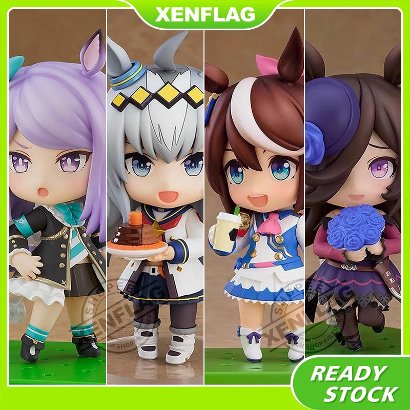 Nendoroid Pretty Derby 2101 Oguri Cap Mejiro McQueen Rice Shower Figure Pvc Collection ของเล่นของขวั