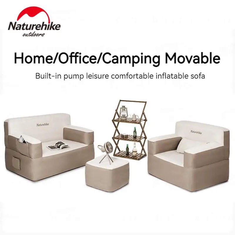 โซฟาเป่าลม แบบมีปั๊มลมในตัว Naturehike Inflatable Sofa With Built-In Pump