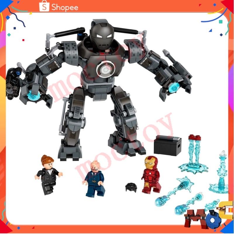 Hero Alliance 76190 Iron Monger Mayhem Building Block Assembly เครื่องประดับการศึกษาของเล่นเด็กเด็ก