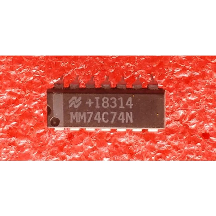 MM74C74N MM74C74 74C74 อะไหล่ ELECTRON