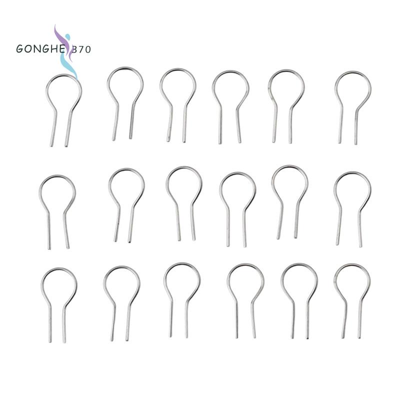 [gonghe370] ลวดทังสเตน รูปตัว R สีเงิน สําหรับเตาเผา ฟิวส์แก้ว และเซรามิค DIY 100 ชิ้น