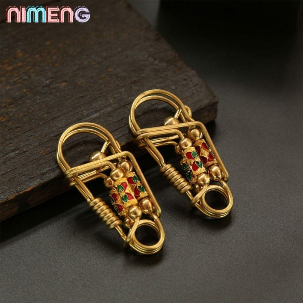 Nimeng พวงกุญแจทองเหลือง แฮนด์เมด พวงกุญแจนก จี้เอว