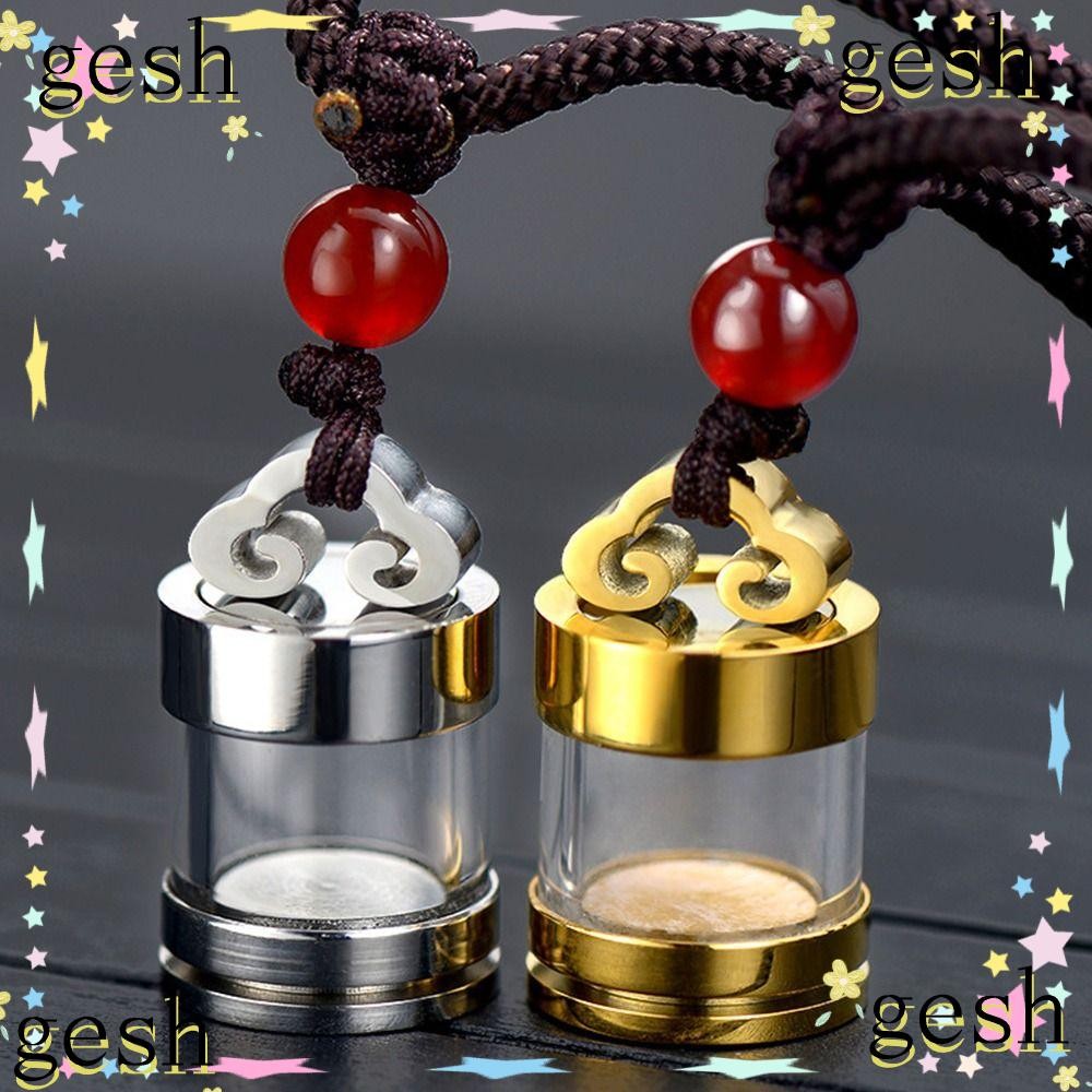 Gesh1 สร้อยคอ Vial, Aromatherapy Memorial Jewellery Wishing Bottle จี้, Creative Essential Oil Diffu