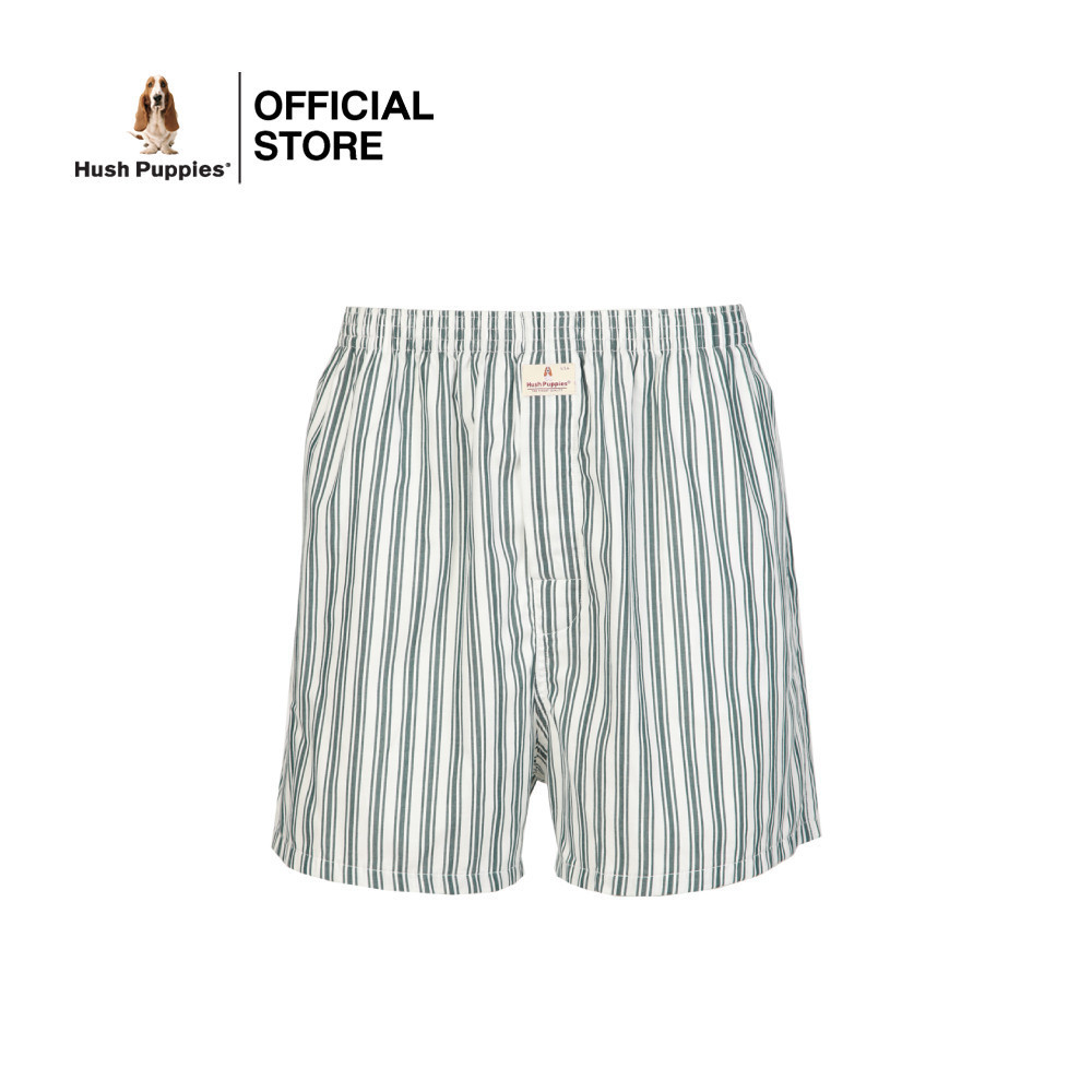 Hush puppies Underwear กางเกงบ๊อกเซอร์ผู้ชาย Sleepwear รุ่น HU H3W271 Boxer - สีเขียว