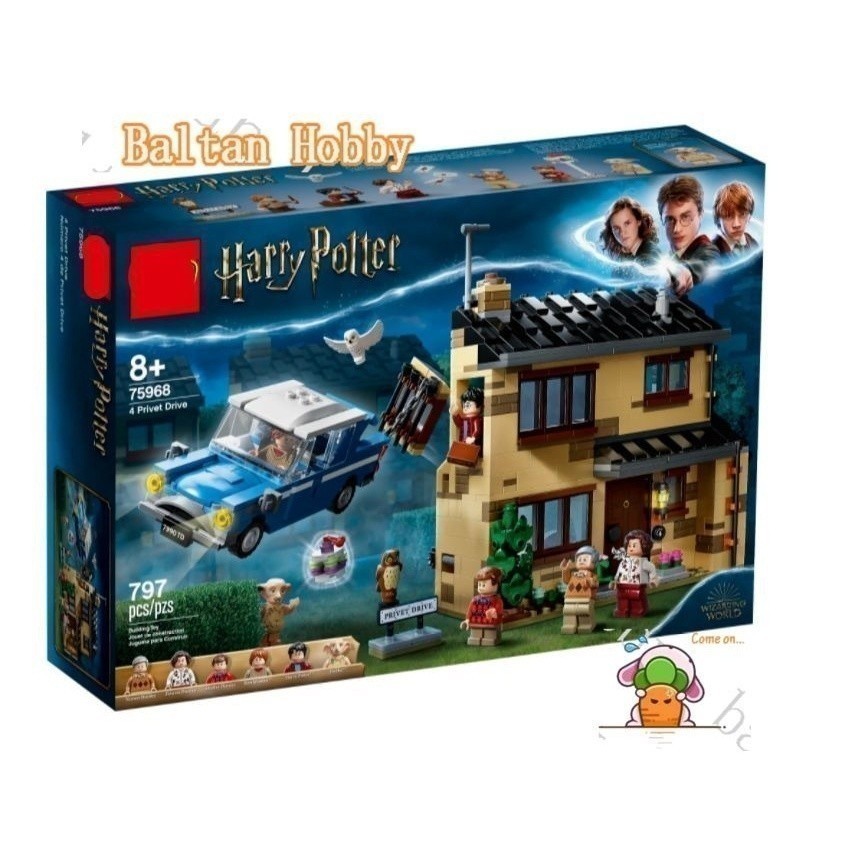 Ba Hobby HM3 เข้ากันได้กับ /Harry potter/4 Privet Drive/80002/ 1151/ 75968/บล็อกตัวต่อ/ของเล่น/ EH6