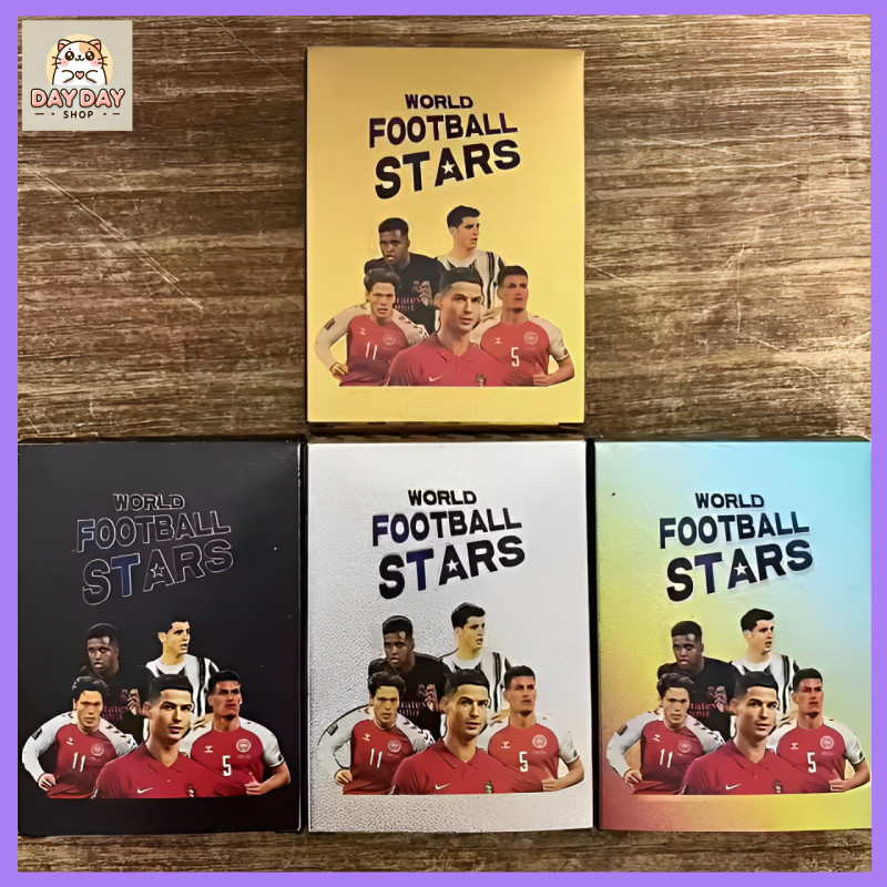 54PCS ฟุตบอลดาว Gold Card Premier League LLORIS RONALDO KANTE Footballer การ์ดเวอร์ชันภาษาอังกฤษเกม 