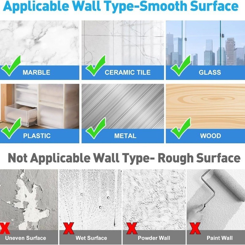 แนะนำ ผ้าม่าน 2/6/10 ชิ้น Self กาวผ้าม่าน Rod Brackets-เล็บฟรีปรับผู้ถือ Clamp Hooks-ห้องน้ําผ้าเช็ดตัวผู้ถือ Fixing แขวน Rack ราคาพิเศษ มีเก็บเงินปลายทาง