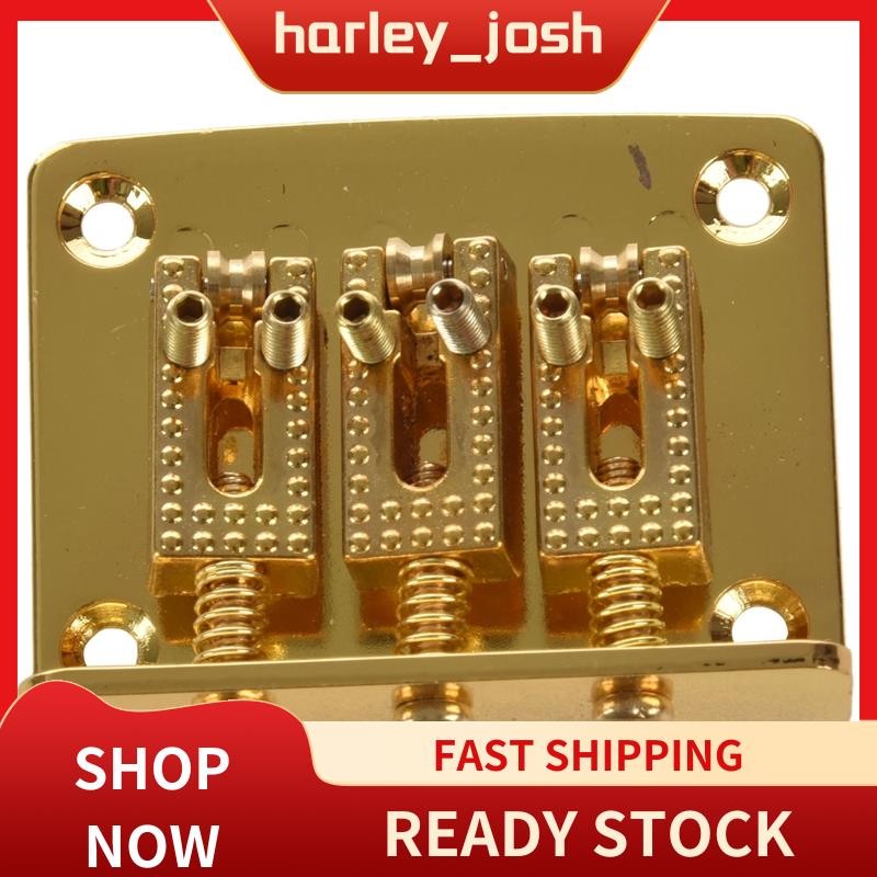 harley_josh 3 String Guitar Ball String Bridge Bridge Pull String Hard Tail Guitar Bridge Tail 3 Str