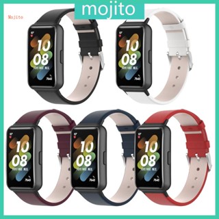 Mojito สายนาฬิกาข้อมือแฟชั่น แบบนิ่ม ระบายอากาศ ทนทาน สําหรับ Band 7