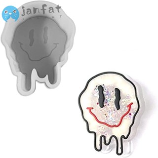 Janfat แม่พิมพ์ซิลิโคน ทรงกลม สีขาว ขนาด 10.8*8 ซม. สําหรับทําสบู่เหลว ตกแต่งรถยนต์