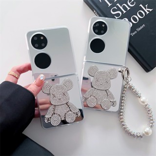 【เคสพับได้】เคส Tpu นิ่ม กันกระแทก สําหรับ HUAWEI P50 POCKET (BYH04)