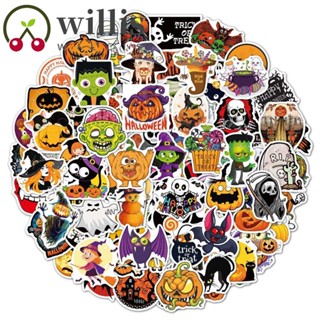 Willis สติกเกอร์ ลายฟักทองฮาโลวีน สําหรับตกแต่งสมุดอัลบั้ม