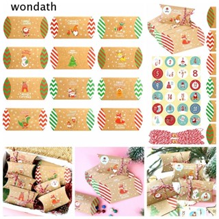 Wonda ปฏิทินกระดาษ รูปหมอน แฮนด์เมด DIY 24 ชิ้น
