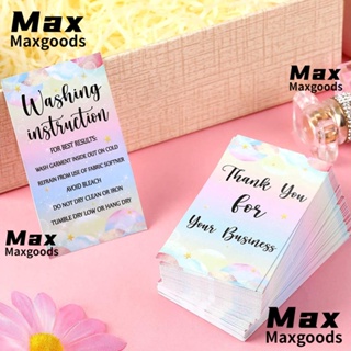 Maxg การ์ด Thank You ขนาดเล็ก สําหรับบรรจุภัณฑ์