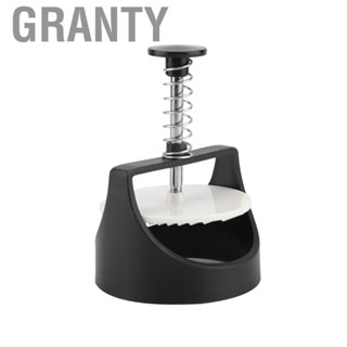 Granty Burger Press Patty Maker Spring Loaded Stainless Steel Hamburger YA