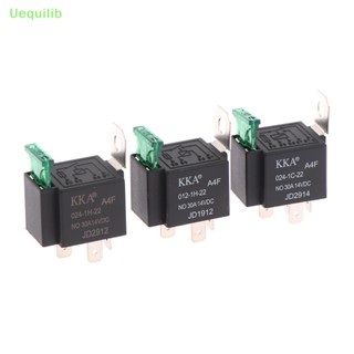 Uequilib รีเลย์ฟิวส์รถยนต์ 12V DC 4 Pin 30A 1 ชิ้น พร้อมพนักพิงหลัง 4pin 5Pin ใหม่