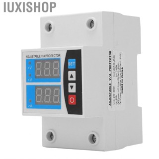 Iuxishop Volt Current Protective Device Measurement 240V‑300V Digital Display Over Under Voltage Protector High Accuracy for