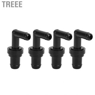 Treee Car PCV Valve Grommet 4PCS 90° Kit 17130PM6003 Black