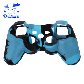 เคสซิลิโคน ป้องกันจอยเกม สําหรับ PS3 สีฟ้า สีดํา