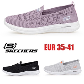 Skechers_ รองเท้ากีฬา ผ้าตาข่าย น้ําหนักเบา ระบายอากาศได้ดี เหมาะกับใส่กลางแจ้ง สําหรับผู้หญิง