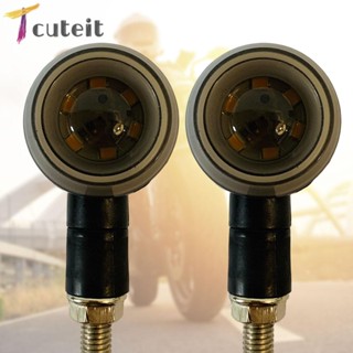 Tcuteit ไฟเลี้ยว LED 12V 3,000K กันน้ํา สําหรับรถจักรยานยนต์