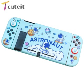 Tcuteit NS Switch เกมคอนโซล TPU นิ่ม เคสป้องกัน ครบชุด